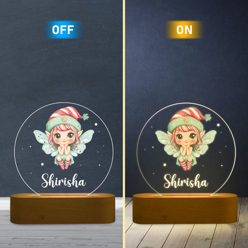 Personalized Baby Butterfly Led Night Lamp Customized with Name Warm White Light Birthday Return Gift for Kids Bedside Desk Table Lamp Gift for Girls